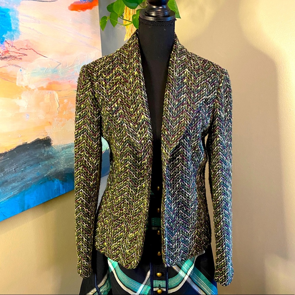 PECK & PECK Tweed Jacket | Size 10
